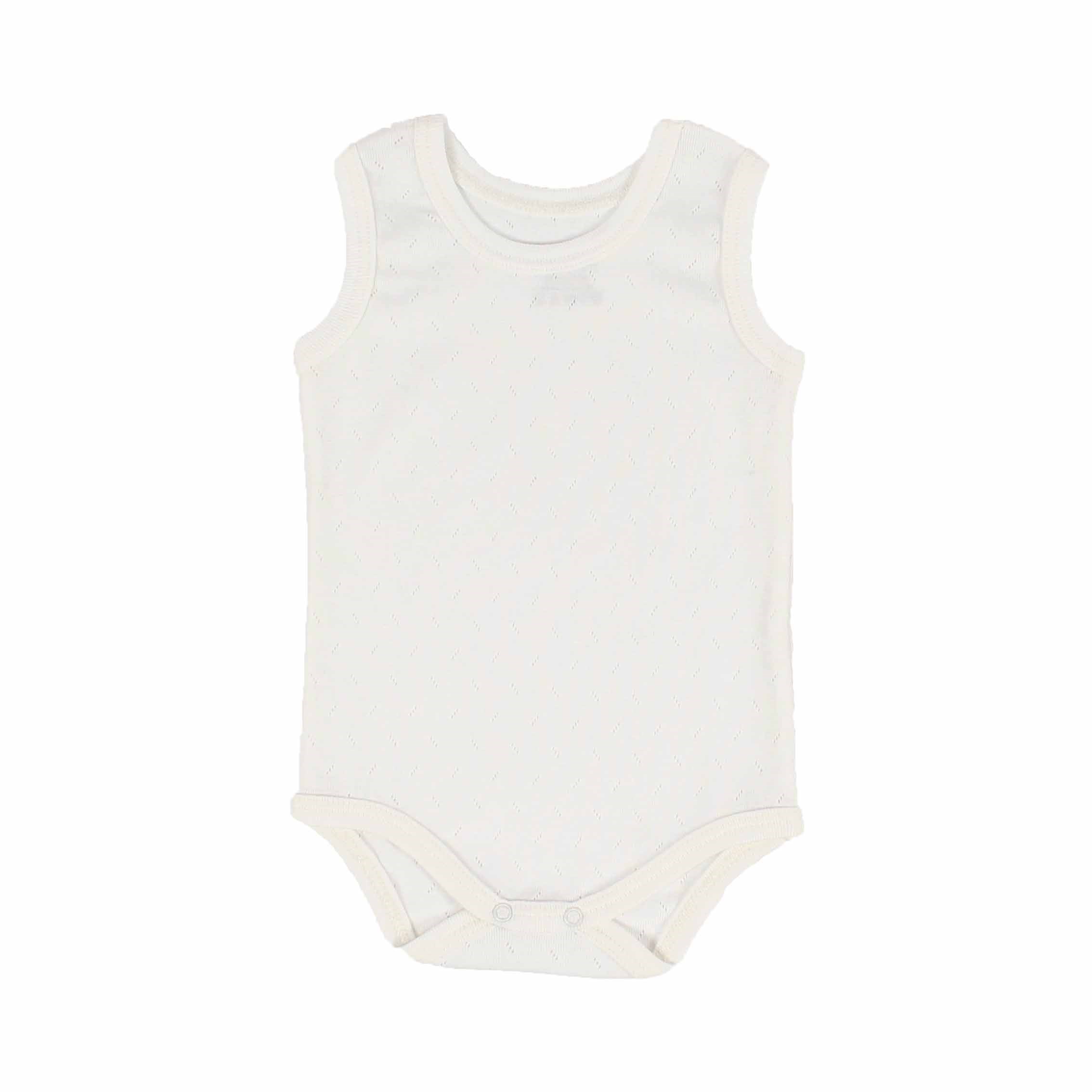 Havuc BDY010 Ajurlu Çıtçıtlı Bebek Atlet Body Beyaz